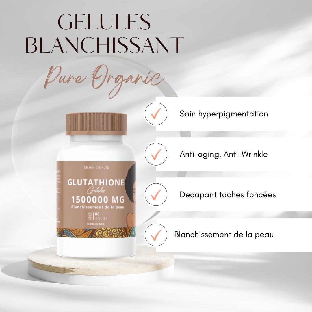 GELULES BLANCHISSANTES DETOXIFIANTES - Diamond Beaute